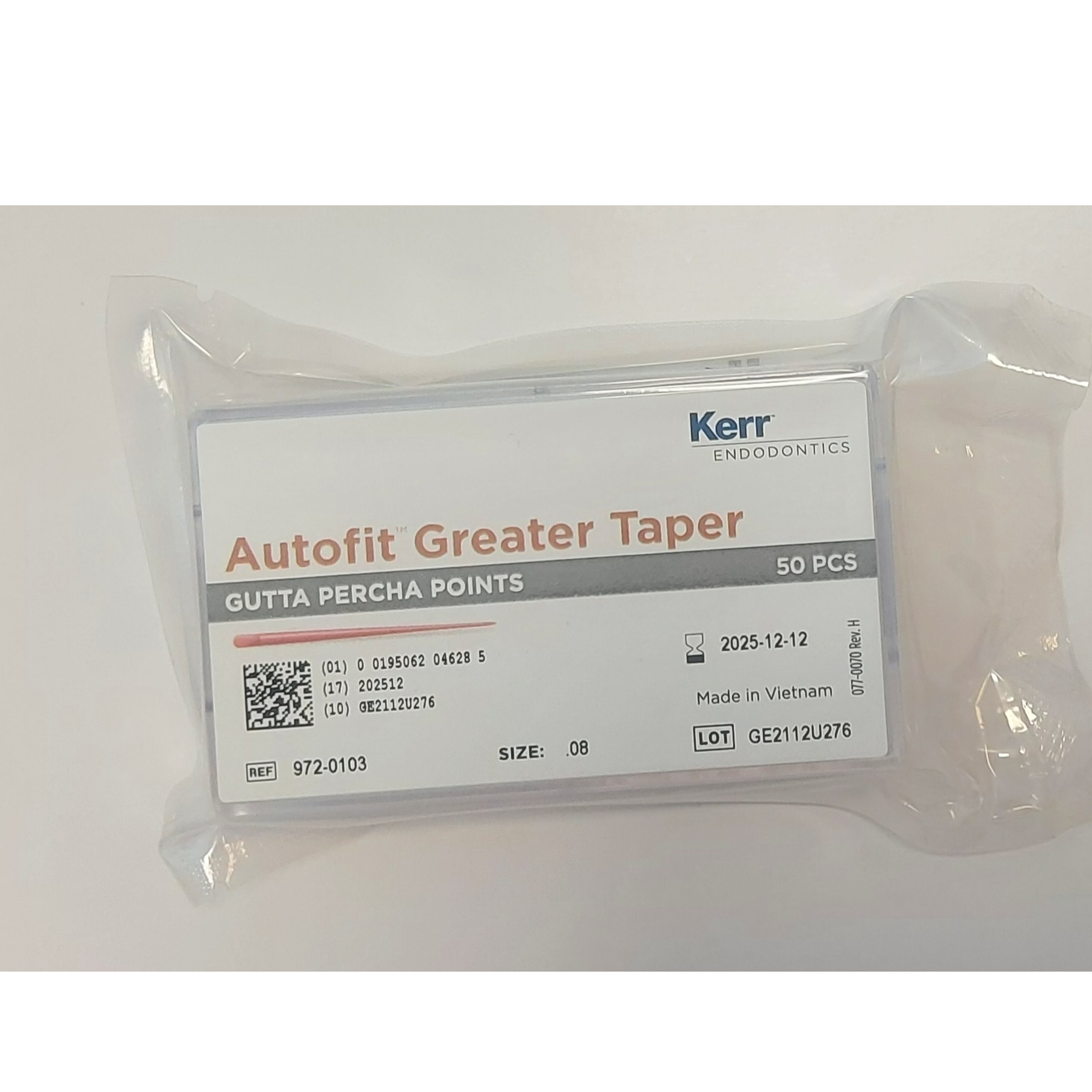 AUTOFIT GREATER TAPER GUTTA BOX/50