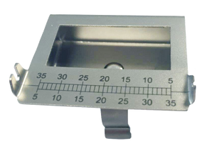 Endo Ring Plus - rostfreier Edelstahlring mit Schaumstoffeinlage und graduierter Messlehre